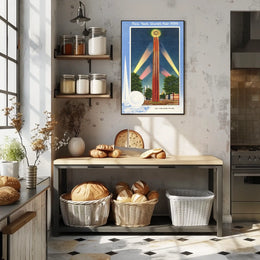 The Star Pylon 1939 Worlds Fair Poster Abstract Wall Art