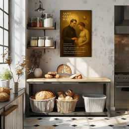Saint Gerard Majella Religious Iconography Cultural or Heritage Poster
