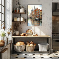 Reflections Of Amsterdam Poster