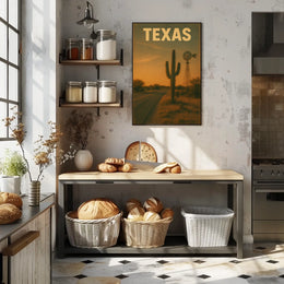 Texas Landscape Poster