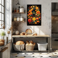 Enchanted Floral Cottage Poster