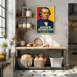 Andrew Johnson 17Th President Poster