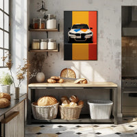 Vibrant Automotive Design Poster PosterGoat