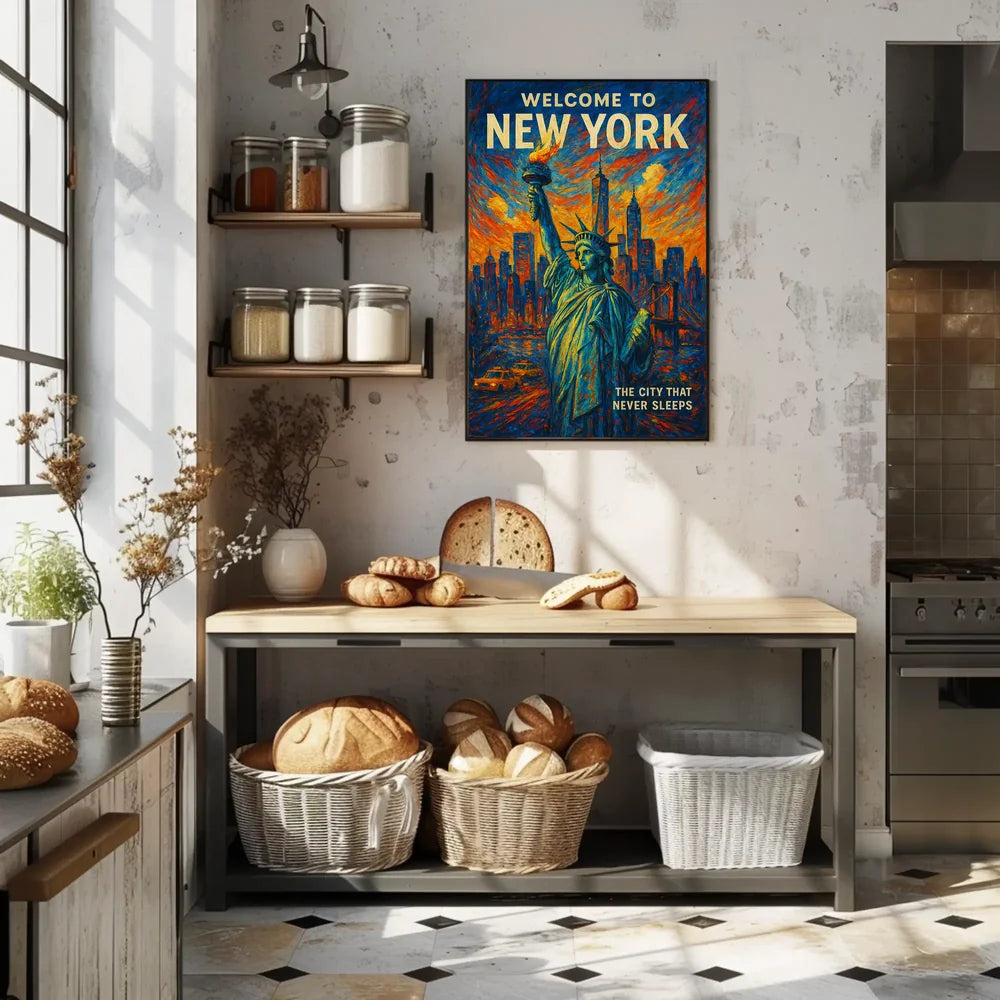 New York Cityscape Art Print - Urban or Cityscape Poster PosterGoat