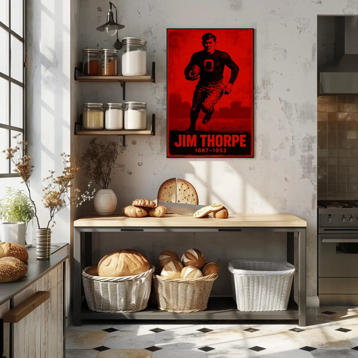 Jim Thorpe Legendary Athlete Poster