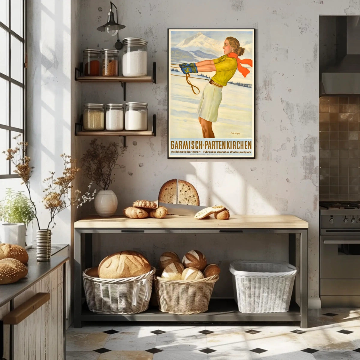 Garmisch-Partenkirchen Winter Sports Poster