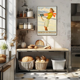 Garmisch-Partenkirchen Winter Sports Poster