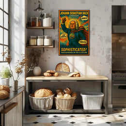 Johann Sebastian Bach – Composer Extraordinaire Poster PosterGoat