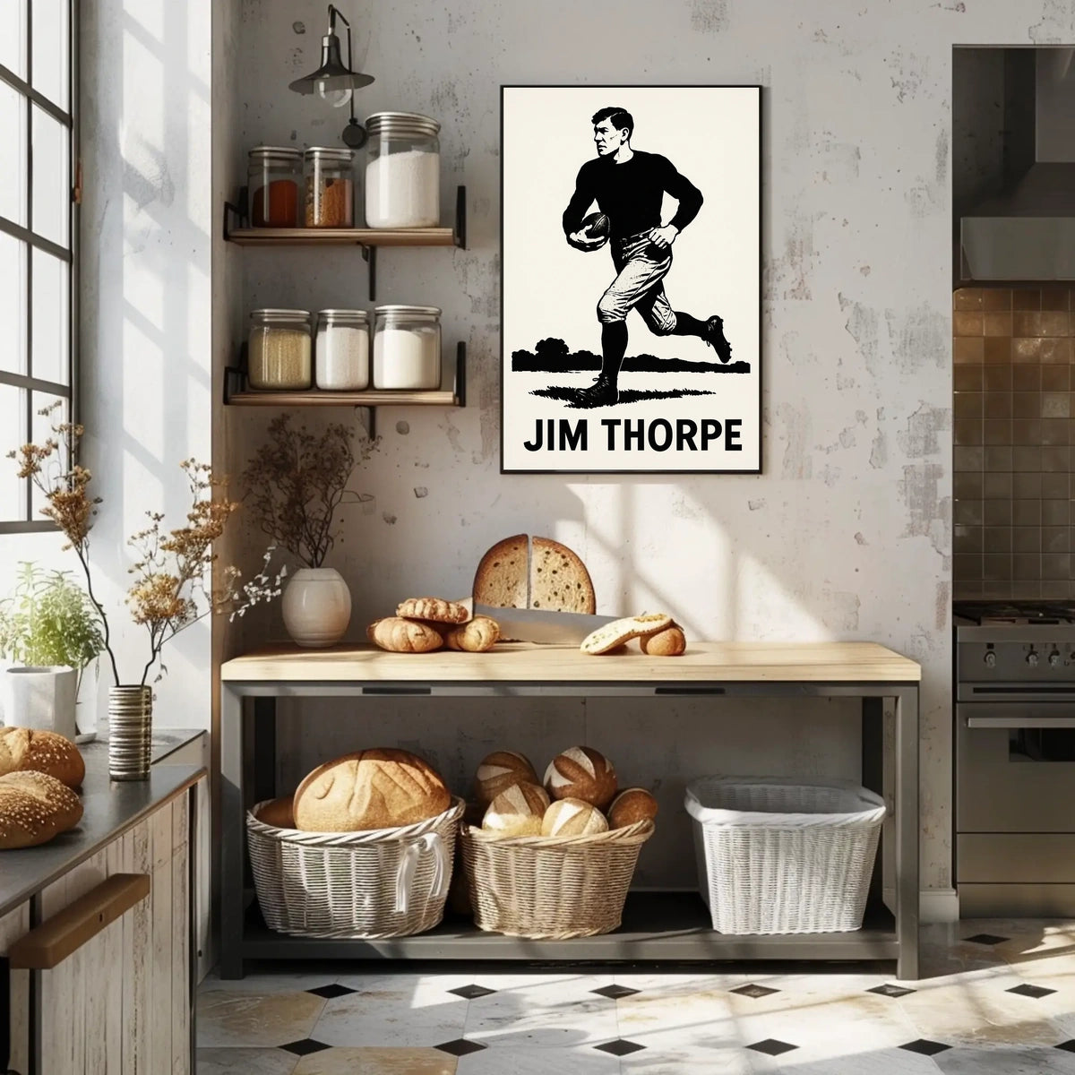 Jim Thorpe Legendary Athlete Poster