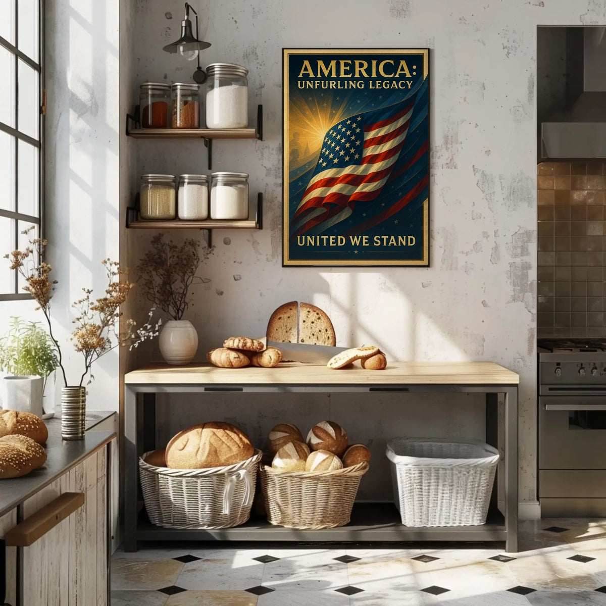 America Unfurling Legacy Poster