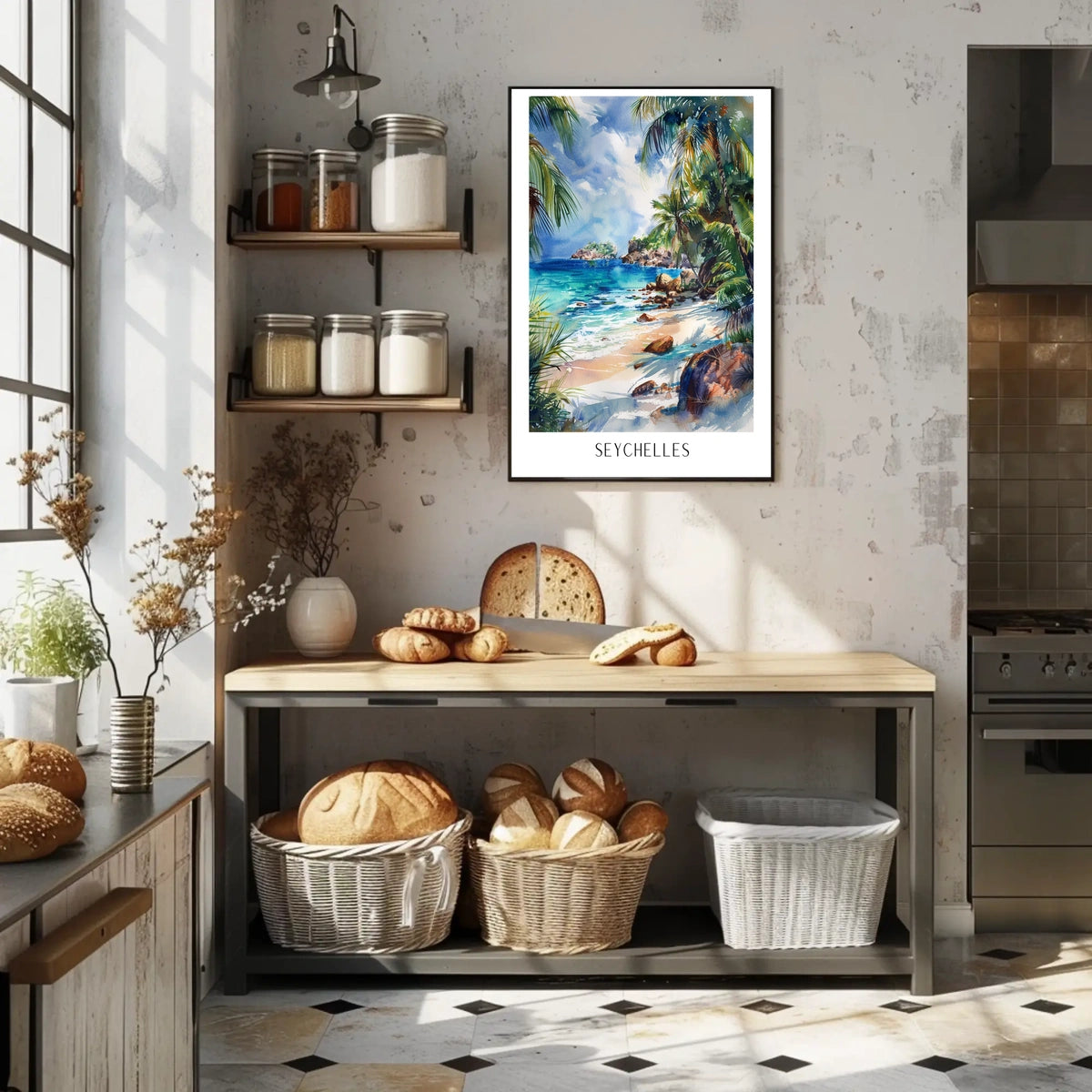 Seychelles Paradise Poster