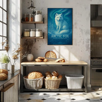 Arctic Fox Guardian of the Frozen Realms Poster