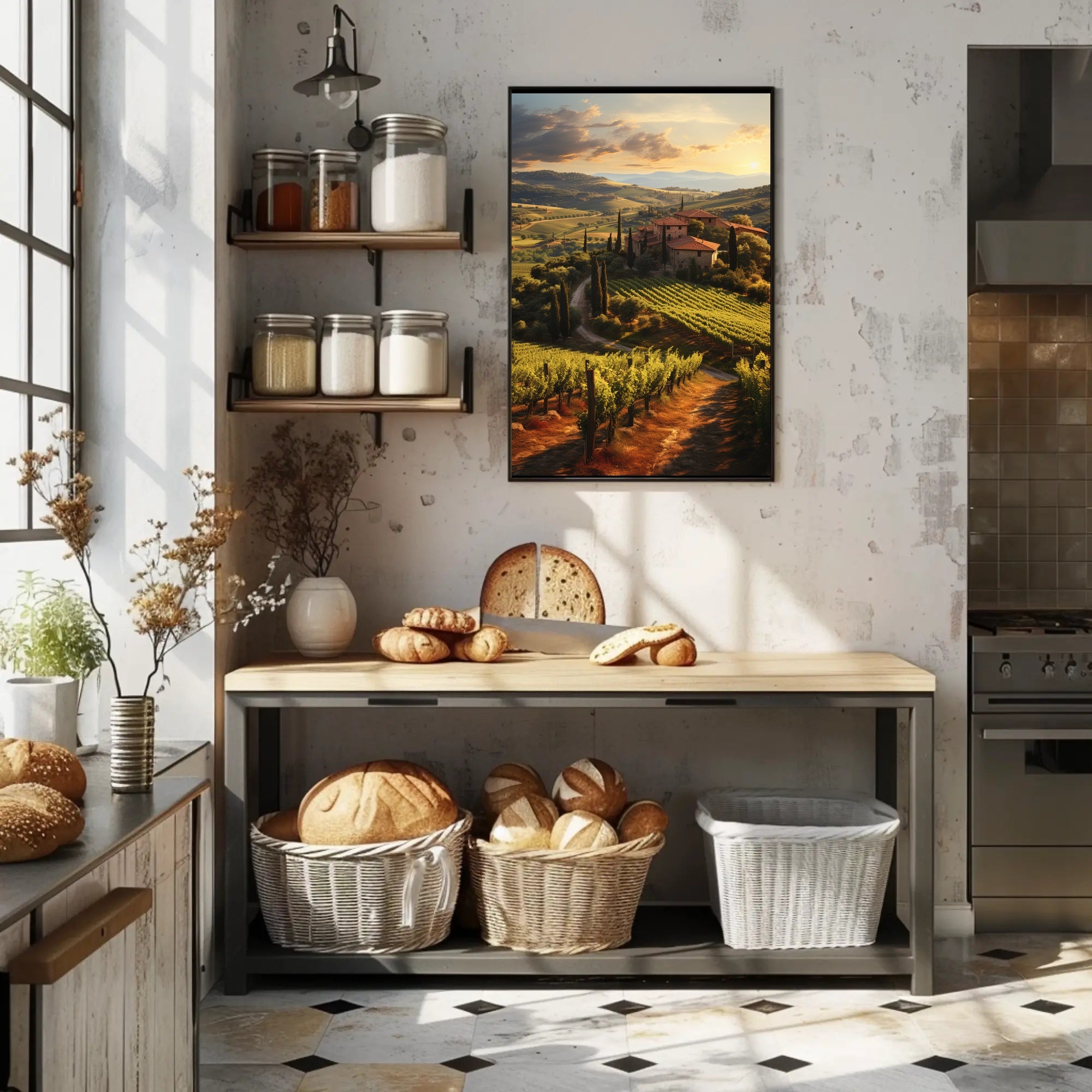 Tuscany Countryside Tranquil Escape Travel Poster