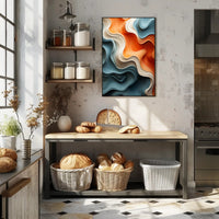Flowing Colors Poster PosterGoat