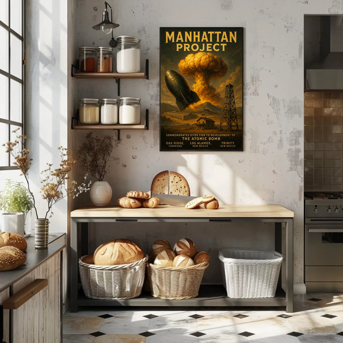 Manhattan Project Commemoration Poster