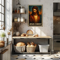 Jesus Christ Artistic Representation Poster
