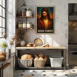 Jesus Christ Artistic Representation Poster
