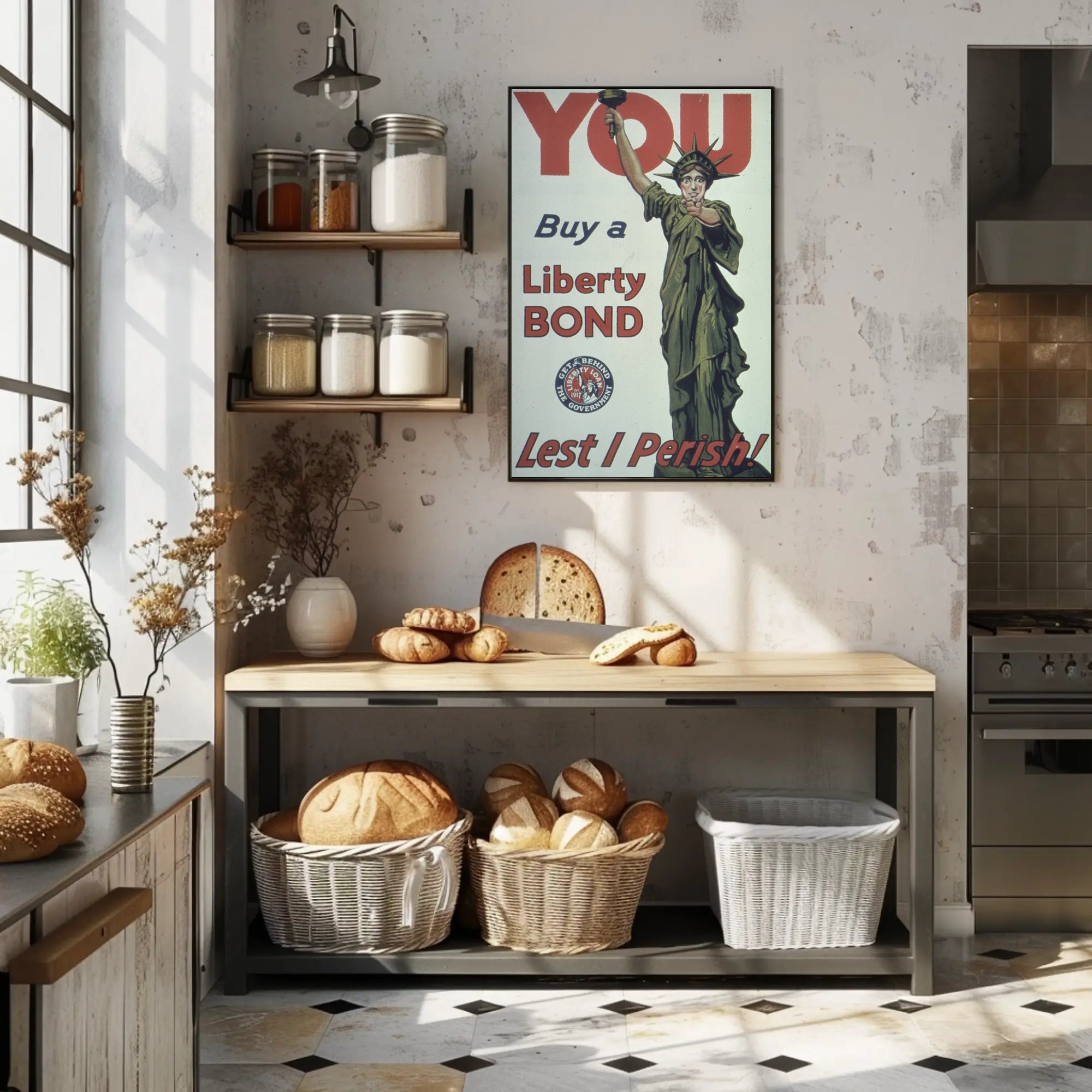 Buy Liberty Bonds Now! World War I Propaganda Poster