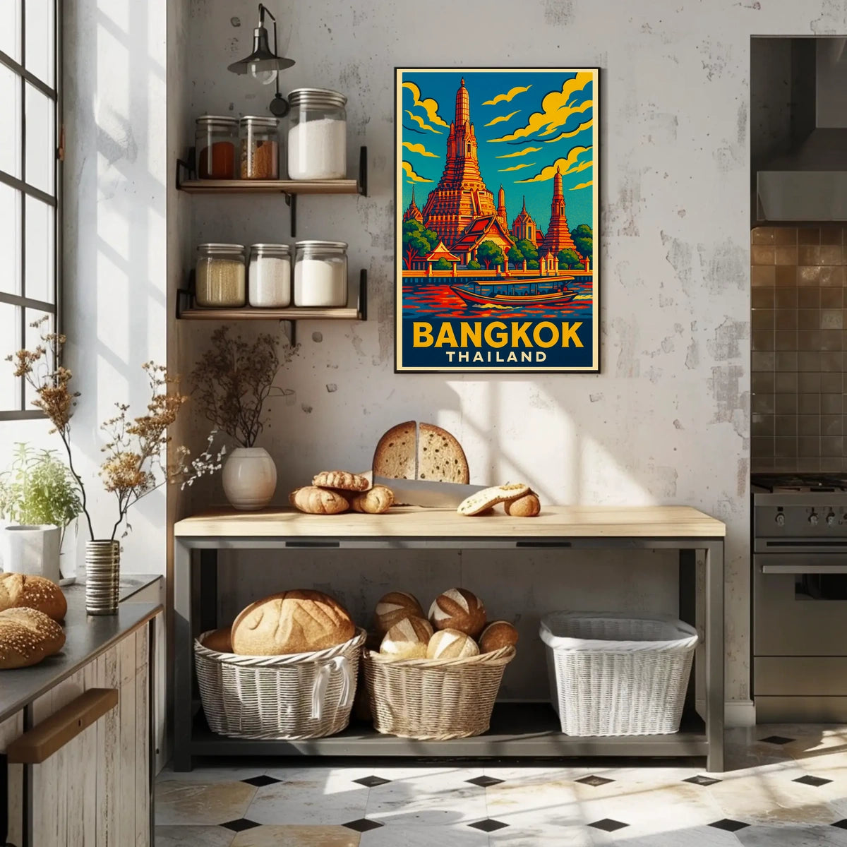 Bangkok Travel Poster