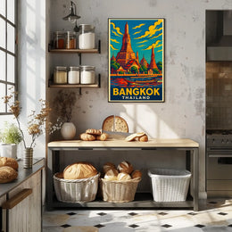 Bangkok Travel Poster