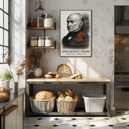 John Quincy Adams 6th President of the United States Reflections Poster