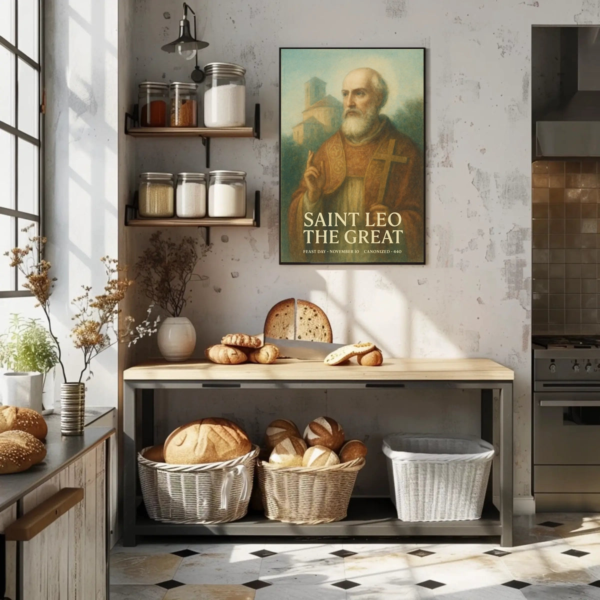 Saint Leo The Great Poster