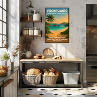 Virgin Islands Caribbean Paradise Poster