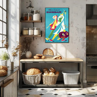 Travel to Switzerland with Swissair Poster PosterGoat