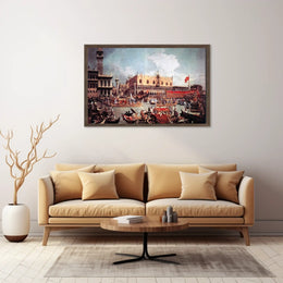 Venetian Festival: Opulent Gondolas in Cultural or Heritage Poster