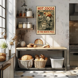 Hot Cocoa At The North Pole Poster