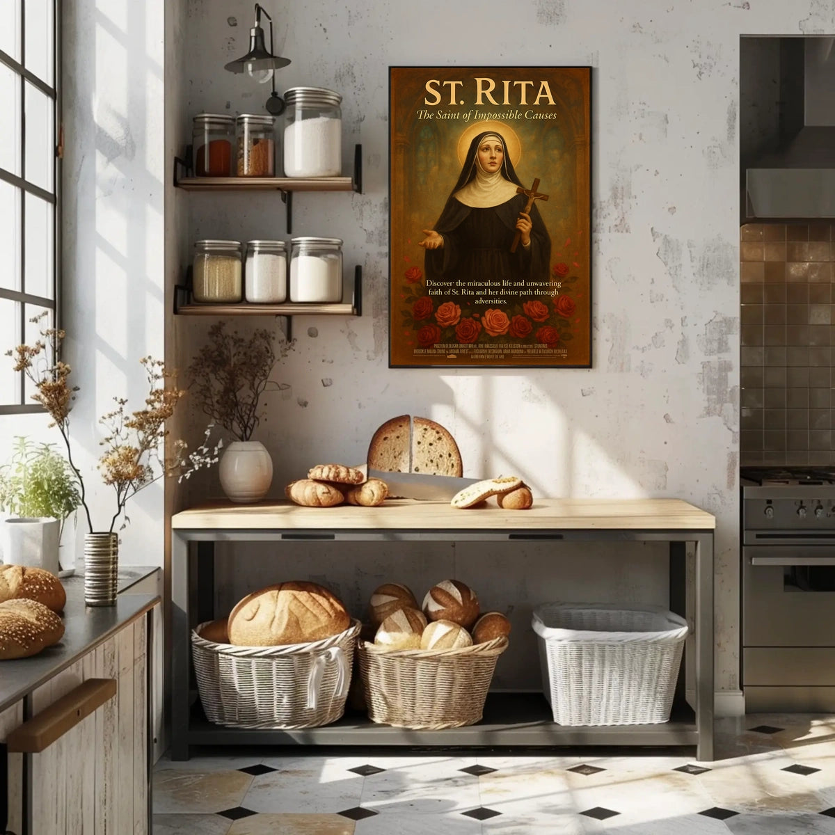 St. Rita The Saint of Impossible Causes Poster
