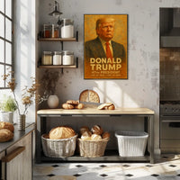 Donald Trump Vanguard Nation Digital Painting Poster