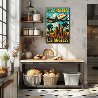 Los Angeles Travel Poster PosterGoat