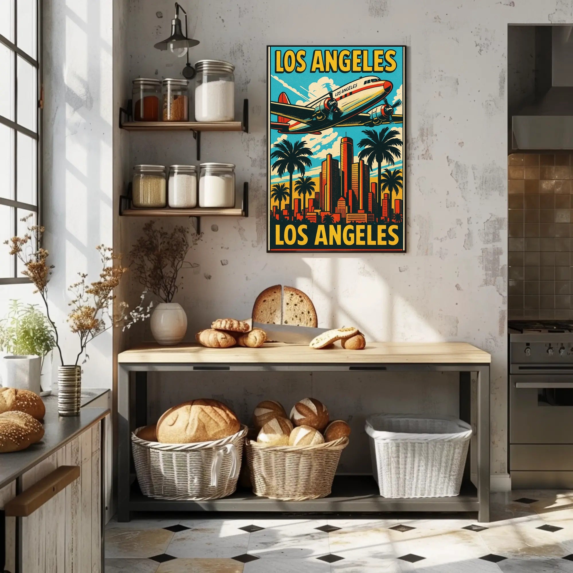 Los Angeles Travel Poster PosterGoat