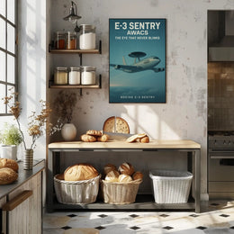 Boeing E-3 Sentry AWACS Military Recruitment Poster