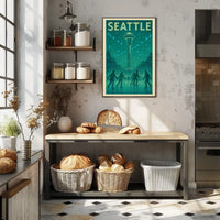 Seattle Winter Wonderland Poster