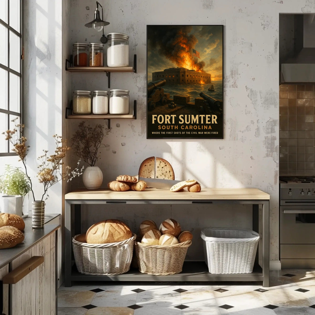 Fort Sumter The Dawn Of The Civil War Poster