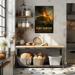 Fort Sumter The Dawn Of The Civil War Poster
