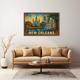 New Orleans Skyline Poster