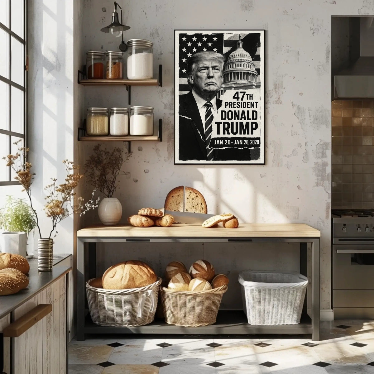 Donald Trump The Resolute Patriot Poster