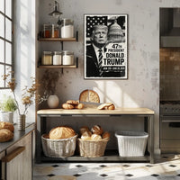 Donald Trump The Resolute Patriot Poster
