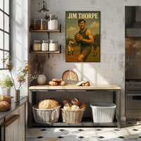 Jim Thorpe Athletic Legend Poster