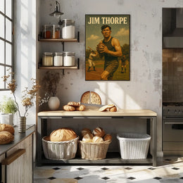 Jim Thorpe Athletic Legend Poster