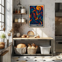 Connecticut Abstract Art Abstract Poster