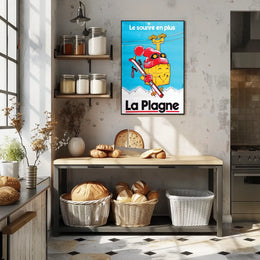 La Plagne Le Sourire En Plus Poster