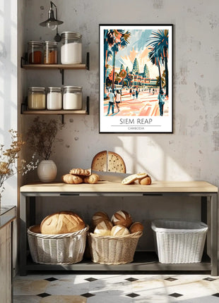 Siem Reap Adventure Travel Poster