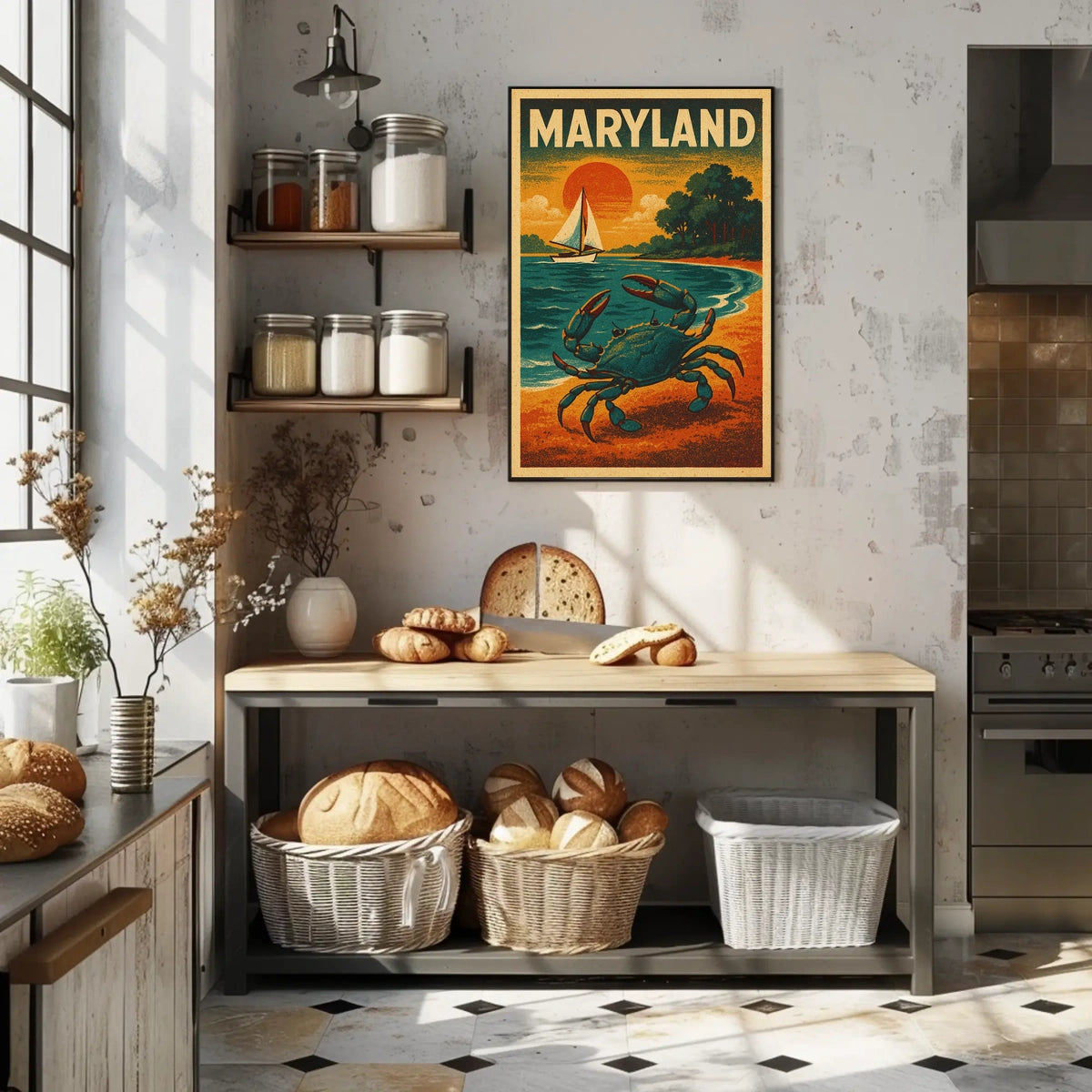 Maryland Coastal Charm Poster