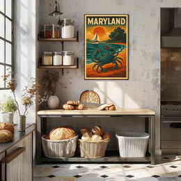 Maryland Coastal Charm Poster