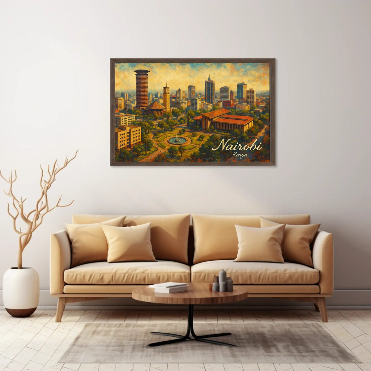 Nairobi Cityscape Poster