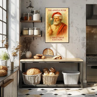 Saint Peter Christmas Artistic Pop Culture Poster